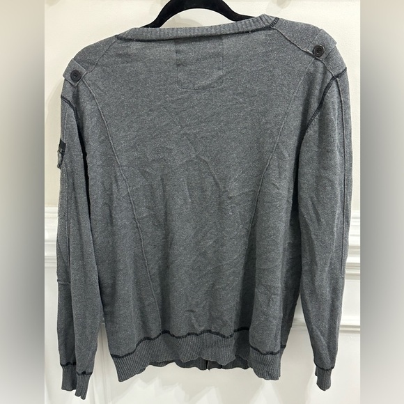 Buckle Men’s Black Label Slim Fit 💯 Cotton Cardigan size XL - Picture 2 of 6